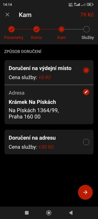 Zpětný balík přes Zásilkovnu do BeRare.cz 1